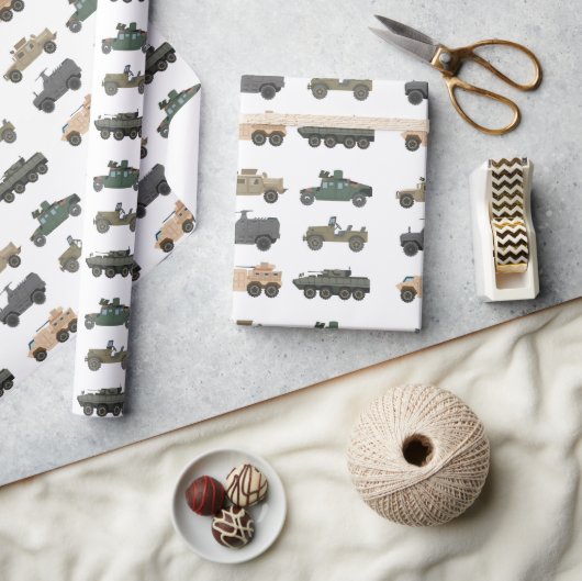 Military Cadeaupapier (Crafts)