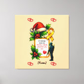 Military Christmas Family Matching – Christ Canvas Afdruk (Voorkant)