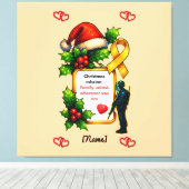 Military Christmas Family Matching – Christ Canvas Afdruk (Insitu (Houten vloer))