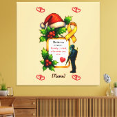Military Christmas Family Matching – Christ Canvas Afdruk (Insitu (Woonkamer))