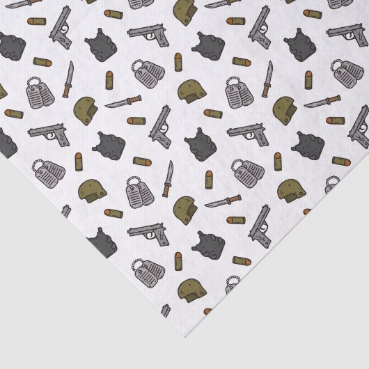 Military Decoupage Tissuepapier (Detail)