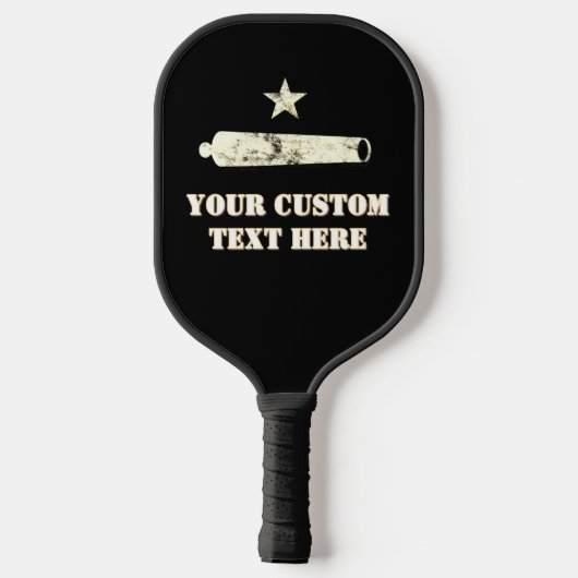 Military Desert Sepia American Flag Custom Pickleball Paddle (Achterkant)