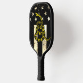 Military Desert Tone American Flag and Snake Pickleball Paddle (Links)