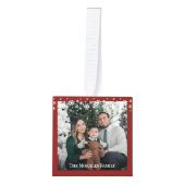 Military Family Duty Station 2 Photo Keepsake Decoratie (Voorkant)