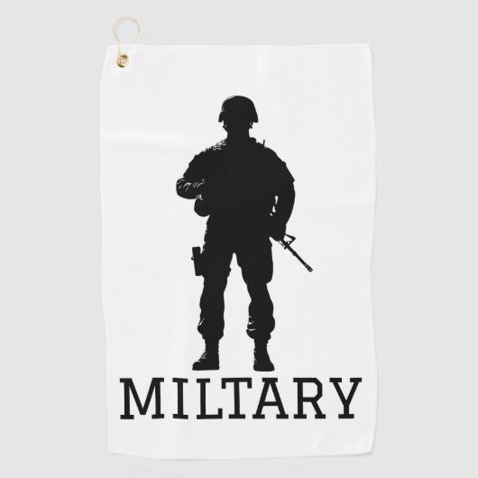  Military Golf Gifts for Father's Day Golfhanddoek (Voorkant)