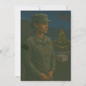 Military Holiday You Are Remembered Christmas Card Feestdagenkaart (Voorkant)