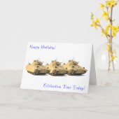 Military Images for greeting card Kaart (Gele Bloem)