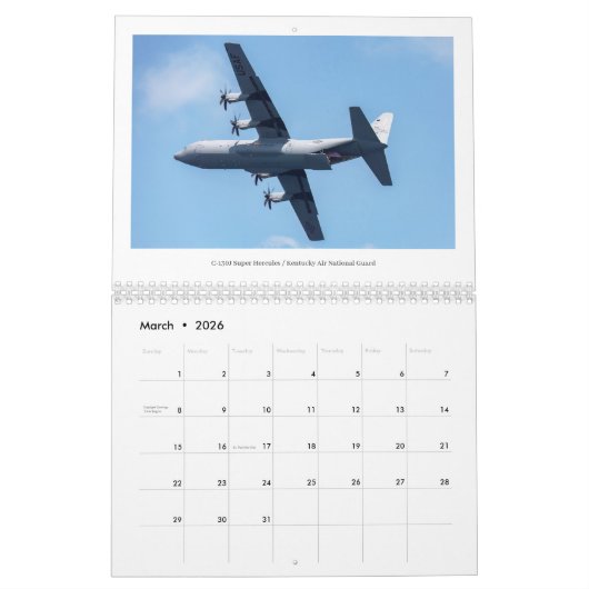 Military Lineup Calendar Kalender (Mar 2026)