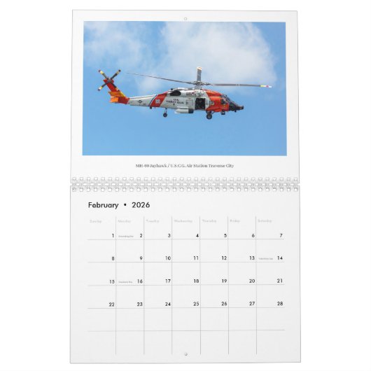 Military Lineup Calendar Kalender (Feb 2026)