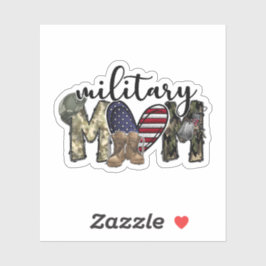 Military Mom Vinyl Sticker