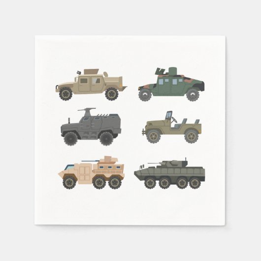 Military Paper Napkins Servet (Voorkant)
