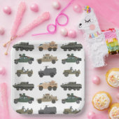 Military Paper Plates Papieren Bordje (Feest)