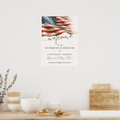 Military Retirement Welcome Poster | Editable (Keuken)