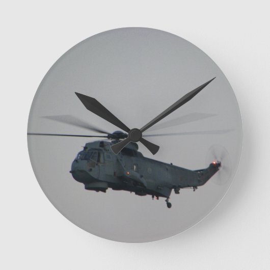 Military Sea King Helicopter Ronde Klok (Voorkant)