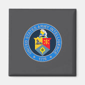 Military Security Agency Intelligence Corps Vetera Magneet (Voorkant)