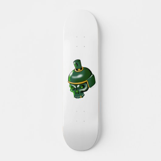 military skull persoonlijk skateboard (Voorkant)