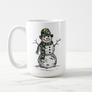 Military Snowman  Koffiemok