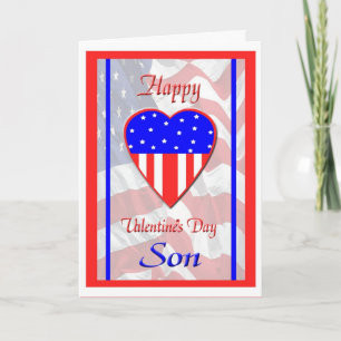 Military Son Valentijnsdag Kaart