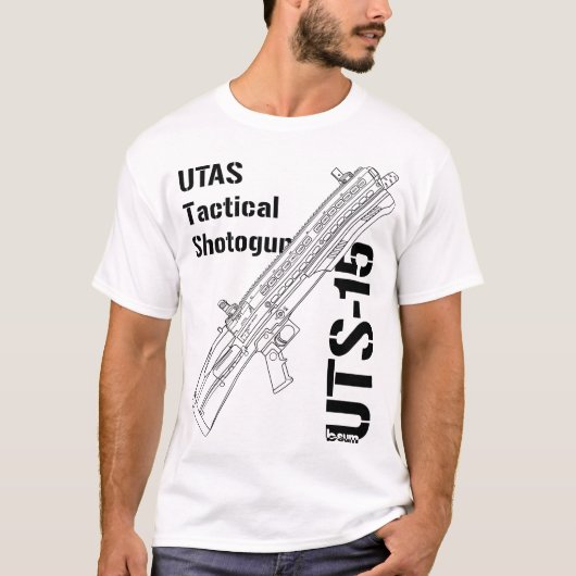 military t-shirts UTAS UTS-15 Shotgun (Voorkant)