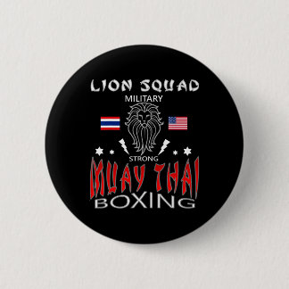 Military Thailand Us Muay Thai Kickboxing Mma Trai Ronde Button 5,7 Cm