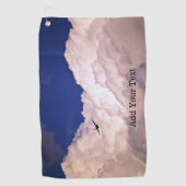 Military Transport Airplane by Shirley Taylor Golfhanddoek (Voorkant)