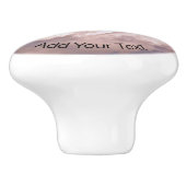 Military Transport Airplane by Shirley Taylor Keramische Knop (Zijkant)