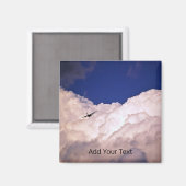 Military Transport Airplane by Shirley Taylor Magneet (Voorkant / Achterkant)