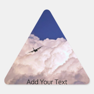 Military Transport Airplane by Shirley Taylor Sticker