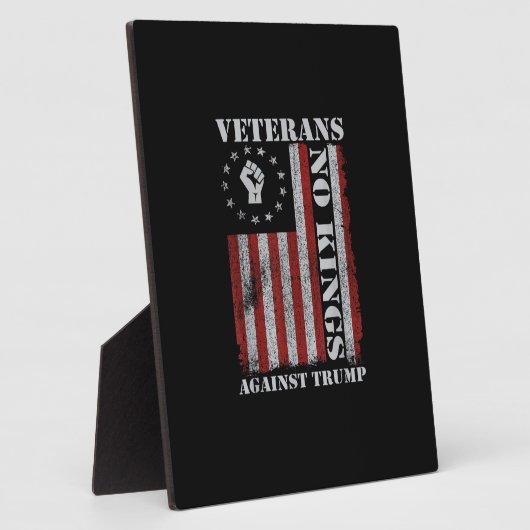 Military Veterans Protest Flag Patriotic Freedom Fotoplaat (Zijkant)