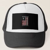 Military Veterans Protest Flag Patriotic Freedom Trucker Pet (Voorkant)