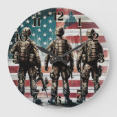 Military Wall Clock Grote Klok (Voorkant)
