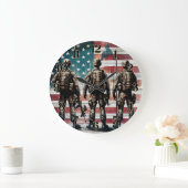 Military Wall Clock Grote Klok (Huis)