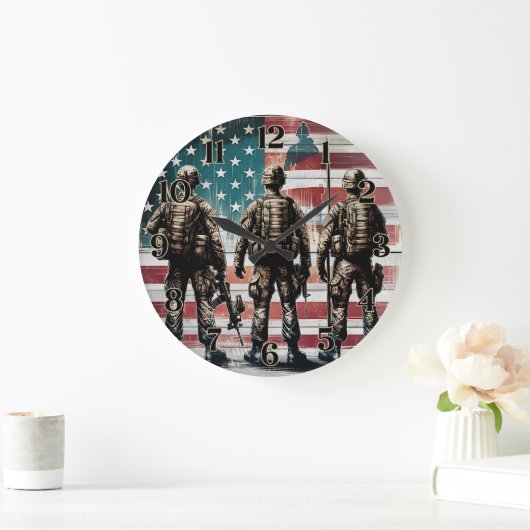 Military Wall Clock Grote Klok (Huis)