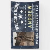 Military Welcome Home Banner - Army National Guard (Verticaal)