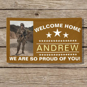 Military Welcome Home Banner - Army National Guard
