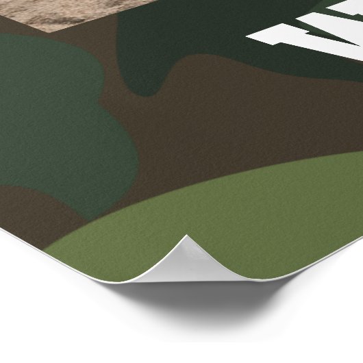 Military Welcome Home Banner - Army National Guard Poster (Hoek)