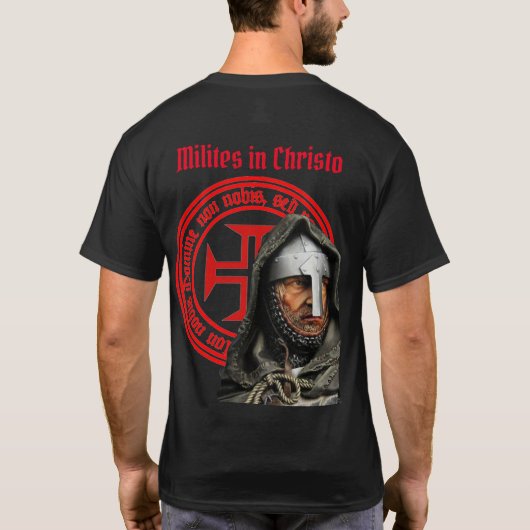 Milites in Christo T-shirt (Achterkant)