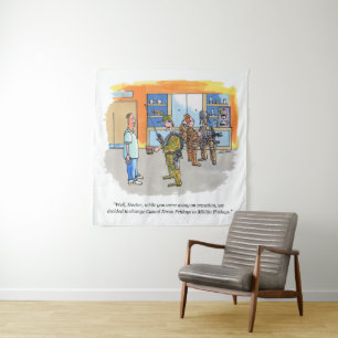 Militia Fridays tapestry Wandkleed