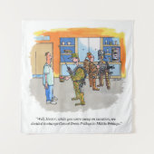 Militia Fridays tapestry Wandkleed (Voorkant)