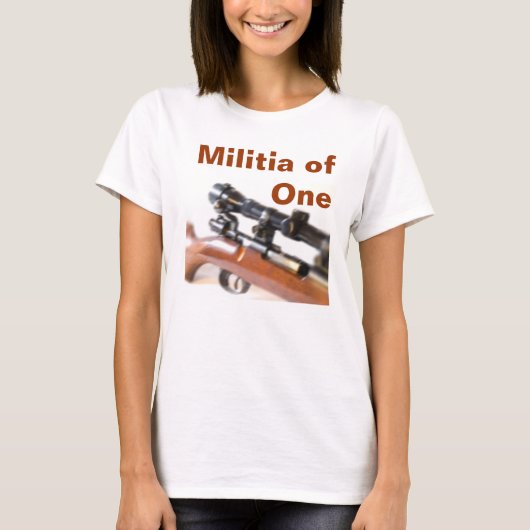 Militia of One T-shirt (Voorkant)