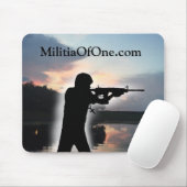 MilitiaOfOne.com Mousepad Muismat (Met muis)