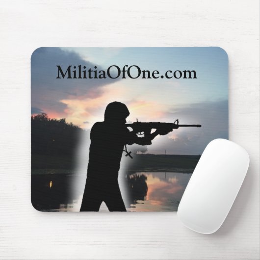 MilitiaOfOne.com Mousepad Muismat (Met muis)
