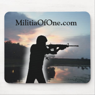 MilitiaOfOne.com Mousepad Muismat