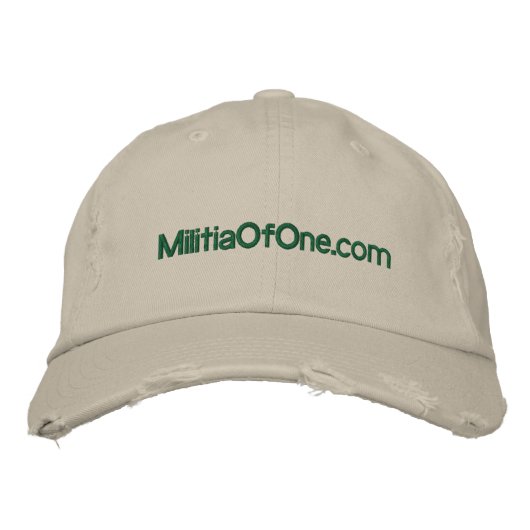 MilitiaOfOne.com Pet (Voorkant)