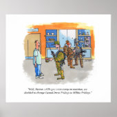 Militie Vrijdagen waarde matte poster (Voorkant)