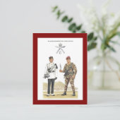 Militray Uniforms, Gurkha Rifiles Briefkaart (Staand voorkant)