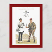 Militray Uniforms, Gurkha Rifiles Briefkaart (Voorkant)