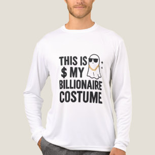 Miljardair Geestige Grappige Halloween Kostuum Tri-Blend Shirt