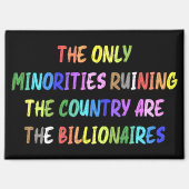 Miljardairs ruïneren de Country Fridge Magnet (Voorkant)