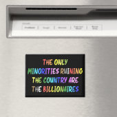 Miljardairs ruïneren de Country Fridge Magnet (Insitu (Vaatwasser))